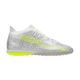 Chuteira-masculina-de-society-CLR-Jaguar-TF-prateado-amarelo-45-BR