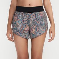 Short Feminino de Surf E Bodyboard Olaian, verde-floral, P