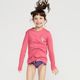 Camiseta Infantil Surf e Bodyboard Proteção UV50+ Olaian, grafite, 3-4 ANOS