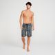 Bermuda Masculina de Surf Bolso com Zíper e Cintura Elástica Olaian, verde, 3G