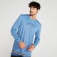 Camiseta Masculina de Surf e Bodyboard Proteção UV50+ Olaian, azul, GG