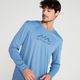 Camiseta Masculina de Surf e Bodyboard Proteção UV50+ Olaian, azul, GG