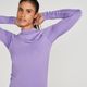 Camiseta Manga Longa feminina Proteção Solar 100, roxo, GG