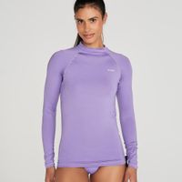 Camiseta Manga Longa feminina Proteção Solar 100, roxo, G