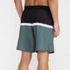 Bermuda Masculina de Surf Bolso com Zíper e Cintura Plana 18\" Olaian, verde-listrado, P