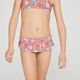 Biquini Infantil de Surf Calcinha Babado Olain, rosa-estampado, 3-4 ANOS