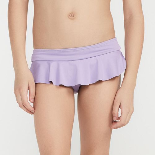 Biquini Infantil de Surf Calcinha Babado Olain, lilas, 5-6 ANOS
