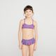 Biquini Infantil de Surf Calcinha Babado Olain, neon-roxo, 3-4 ANOS