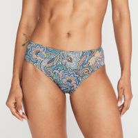 Biquini de Surf Calcinha Alta Olain, verde-floral, G