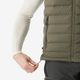 Down vest mt500 m kaki, 2xl 3G