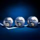 Ball h500 s3 grey blk, 3 Azul 3