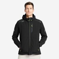 Jaqueta softshell race masculina preto, gg Preto P