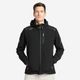 Jaqueta softshell race masculina preto, gg Preto P