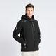 Jaqueta softshell race masculina preto, gg Preto P