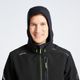 Jaqueta softshell race masculina preto, gg Preto P