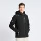 Jaqueta softshell race masculina preto, gg Preto G