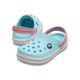 *crocs crocband ice blue/w, uk 3 - eu 36 24 BR