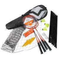 *kit badminton vollo 4 raq 3 pe, no size