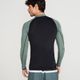 Camiseta Masculina de Surf e Bodyboard FPU50+ 500 Olaian, preta-verde, P