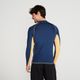 Camiseta Masculina de Surf e Bodyboard FPU50+ 500 Olaian, marinho-amarelo, GG