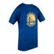 *t-shirt azul royal warriors masc p, xl Azul GG