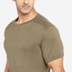 Camiseta masculina de Treino Cardio 100, caqui, 3G