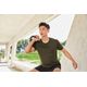 Camiseta masculina de Treino Cardio 100, caqui, 3G