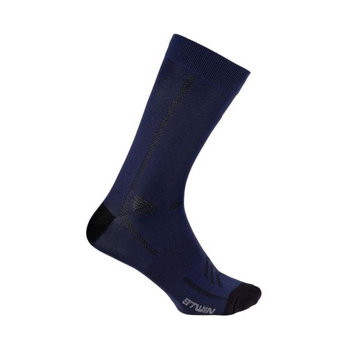 Meia para Ciclismo Road 500 Btwin, azul, 33/36 BR