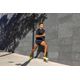 KIPRUN SHORT SPLIT BLACK GREY, 2XL