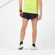 KIPRUN SHORT SPLIT BLACK GREY, 2XL