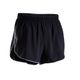 KIPRUN SHORT SPLIT BLACK GREY, 2XL