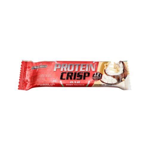 Barra de proteina Protein Crisp Bar Creme de coco Integramedica, creme, UNICO