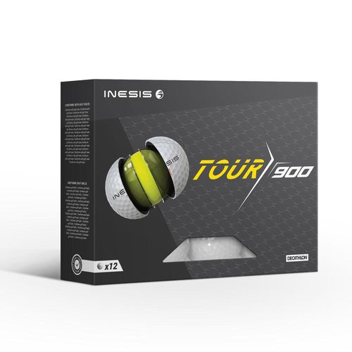 TOUR 900 GOLF BALL X12 WHITE, NO SIZE