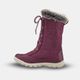 Boots warm sh500 high zip, uk 2.5 eu35 Bordo 28 BR