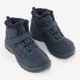 Shoes warm sh100 mid scrat, uk 1.5 eu34 Azul-escuro 25 BR