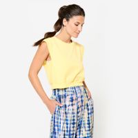 Yoga loose crop ts pin, uk12 - 14 / eu l Amarela G