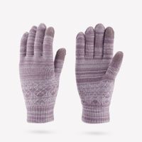 Gloves sh100 knit jr, 12-14 years Roxo-acinzentado 5-6 ANOS