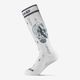 Ski socks jr print, uk 2.5-5 - eu 35-38 Branca 21/24 BR
