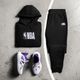 Hoodie 900 nba ad lakers-purple, 2xl Unica G