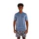 Camiseta Masculina de Surf e Bodyboard Proteção UV50+ Olaian, azul, 3G