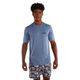 Camiseta Masculina de Surf e Bodyboard Proteção UV50+ Olaian, azul, 3G