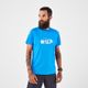 Camiseta trail masculina turquesa, gg Azul 3G