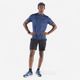 Tee shirt run dry 500 m graph beige, 2xl Azul M
