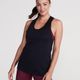 Regata feminina de Treino Cardio 500 *reg new mesh 500 salm oi22, 2xl Preto GG