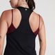 Regata feminina de Treino Cardio 500 *reg new mesh 500 salm oi22, 2xl Preto GG