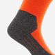 Ski socks 100 blue, 12-14 - 47/50 Laranja 33/36 BR