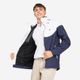 Jaqueta 100 masculina azul branco, gg Azul 3G