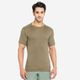Camiseta Masculina de Treino Domyos 100, caqui, 5G