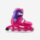 Patins Infantil Play 3 Oxelo, rosa, 32/34 BR