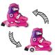 Patins Infantil Play 3 Oxelo, rosa, 32/34 BR